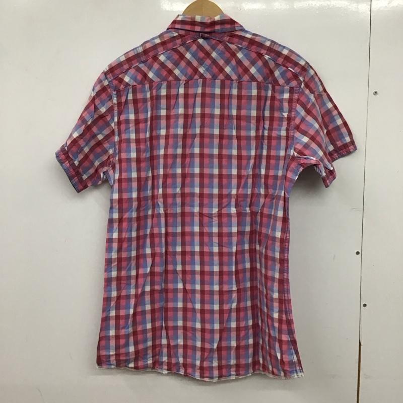 ヒルフィガーデニム HILFIGER DENIM シャツ、ブラウス 半袖 半袖シャツ チェックシャツ カラーシャツ L チェック マルチカラー / マルチカラー / multicolor メンズ USED 古着 中古 10155918