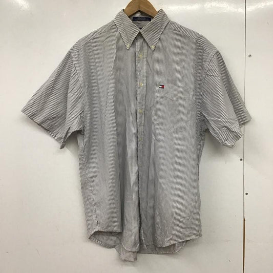 トミーヒルフィガー TOMMY HILFIGER シャツ、ブラウス 半袖 半袖シャツ ストライプシャツ ボタンダウンシャツ M ストライプ マルチカラー / マルチカラー / multicolor メンズ USED 古着 中古 10155919