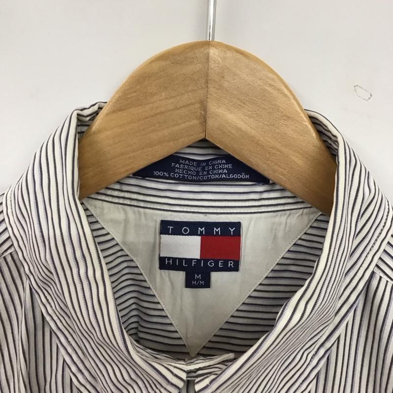 トミーヒルフィガー TOMMY HILFIGER シャツ、ブラウス 半袖 半袖シャツ ストライプシャツ ボタンダウンシャツ M ストライプ マルチカラー / マルチカラー / multicolor メンズ USED 古着 中古 10155919