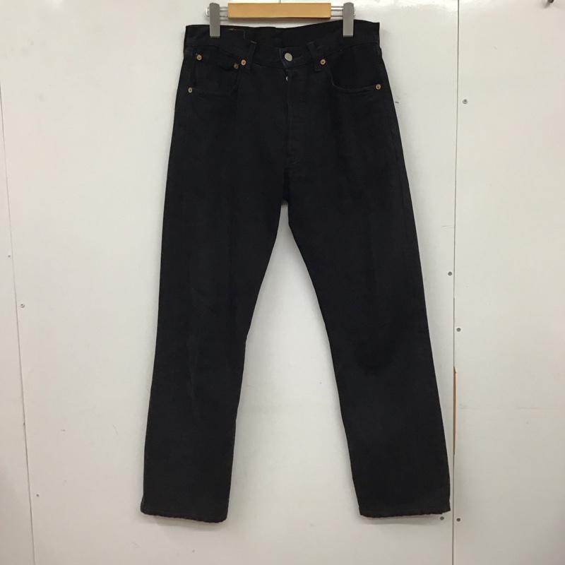 リーバイストラウスアンドコー Levi Strauss & co. パンツ デニム、ジーンズ デニムパンツ ワイドパンツ カジュアルパンツ 32インチ 無地 黒 / ブラック / black メンズ USED 古着 中古 10155922