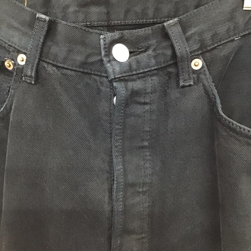リーバイストラウスアンドコー Levi Strauss & co. パンツ デニム、ジーンズ デニムパンツ ワイドパンツ カジュアルパンツ 32インチ 無地 黒 / ブラック / black メンズ USED 古着 中古 10155922