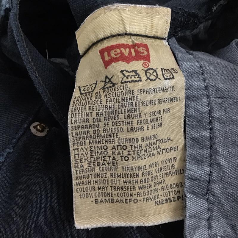 リーバイストラウスアンドコー Levi Strauss & co. パンツ デニム、ジーンズ デニムパンツ ワイドパンツ カジュアルパンツ 32インチ 無地 黒 / ブラック / black メンズ USED 古着 中古 10155922