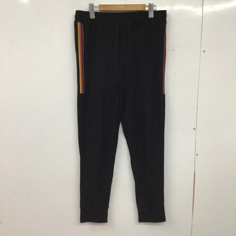 ポールスミス Paul Smith パンツ ワークパンツ、ペインターパンツ スリムパンツ ストレッチパンツ カジュアルパンツ ジャージ M ロゴ、文字 黒 / ブラック / black メンズ USED 古着 中古 10155924