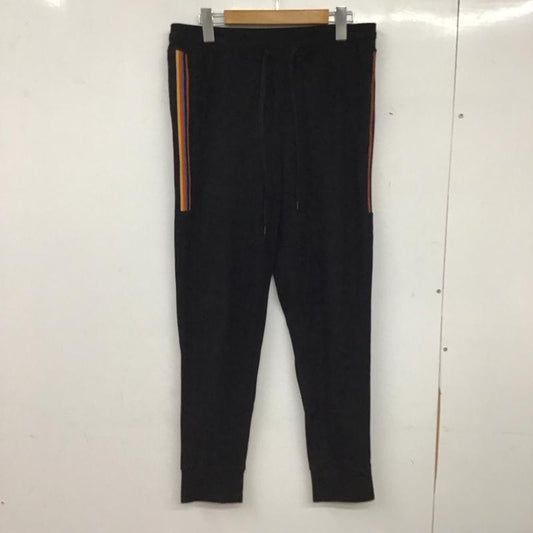 ポールスミス Paul Smith パンツ ワークパンツ、ペインターパンツ スリムパンツ ストレッチパンツ カジュアルパンツ ジャージ M ロゴ、文字 黒 / ブラック / black メンズ USED 古着 中古 10155924