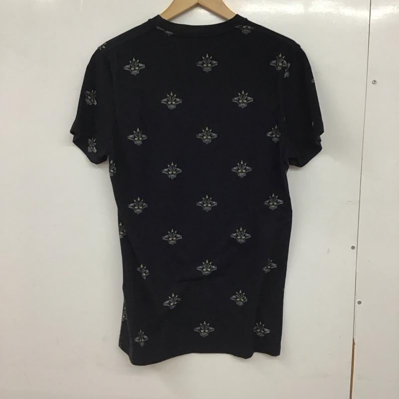 ハイドロゲン HYDROGEN Tシャツ 半袖 半袖カットソー プリントTシャツ クルーネックカットソー S プリント 黒 / ブラック / black メンズ USED 古着 中古 10155927