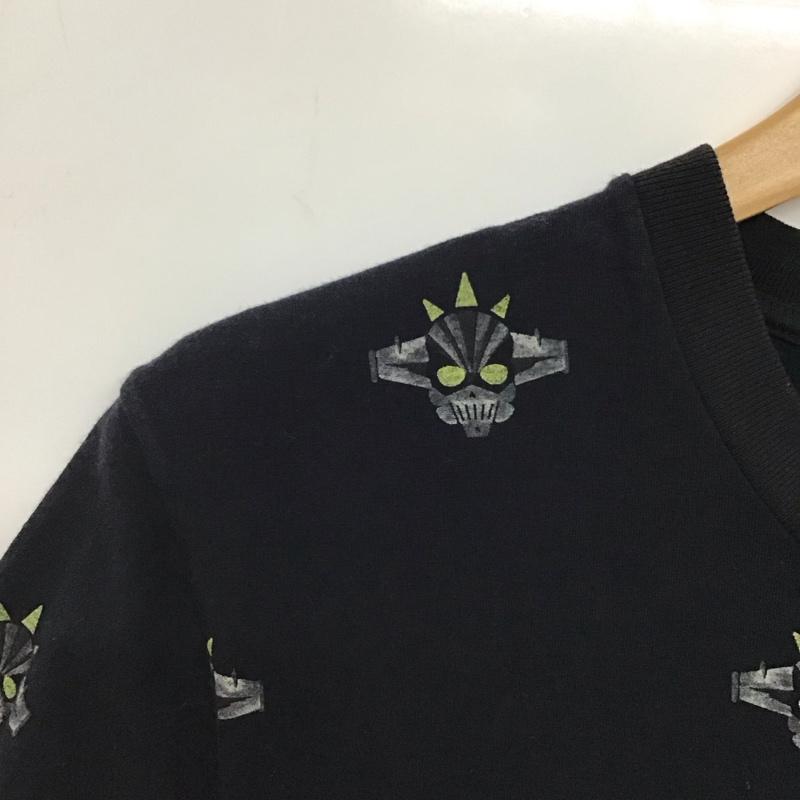 ハイドロゲン HYDROGEN Tシャツ 半袖 半袖カットソー プリントTシャツ クルーネックカットソー S プリント 黒 / ブラック / black メンズ USED 古着 中古 10155927