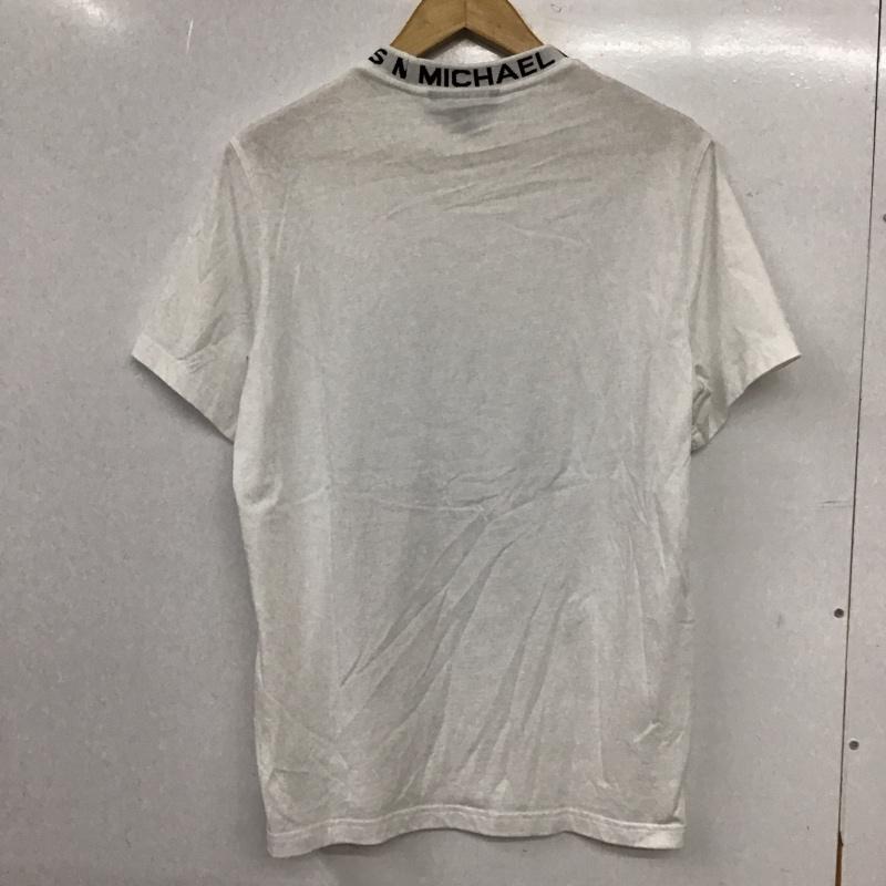 マイケルコース MICHAEL KORS Tシャツ 半袖 半袖カットソー プリントTシャツ クルーネックカットソー S ロゴ、文字 白 / ホワイト / white メンズ USED 古着 中古 10155928