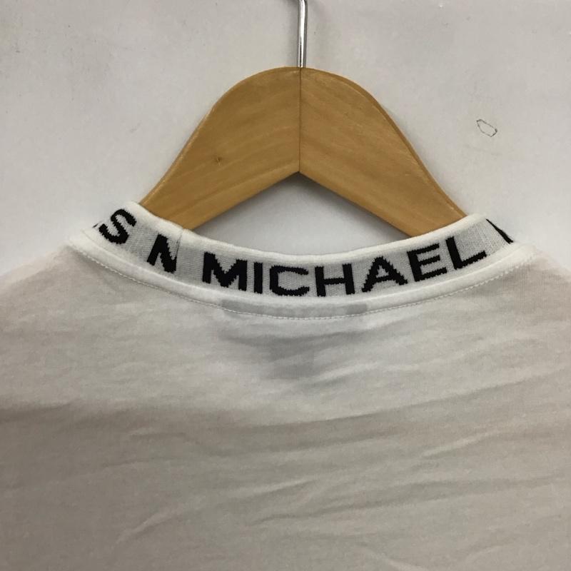 マイケルコース MICHAEL KORS Tシャツ 半袖 半袖カットソー プリントTシャツ クルーネックカットソー S ロゴ、文字 白 / ホワイト / white メンズ USED 古着 中古 10155928