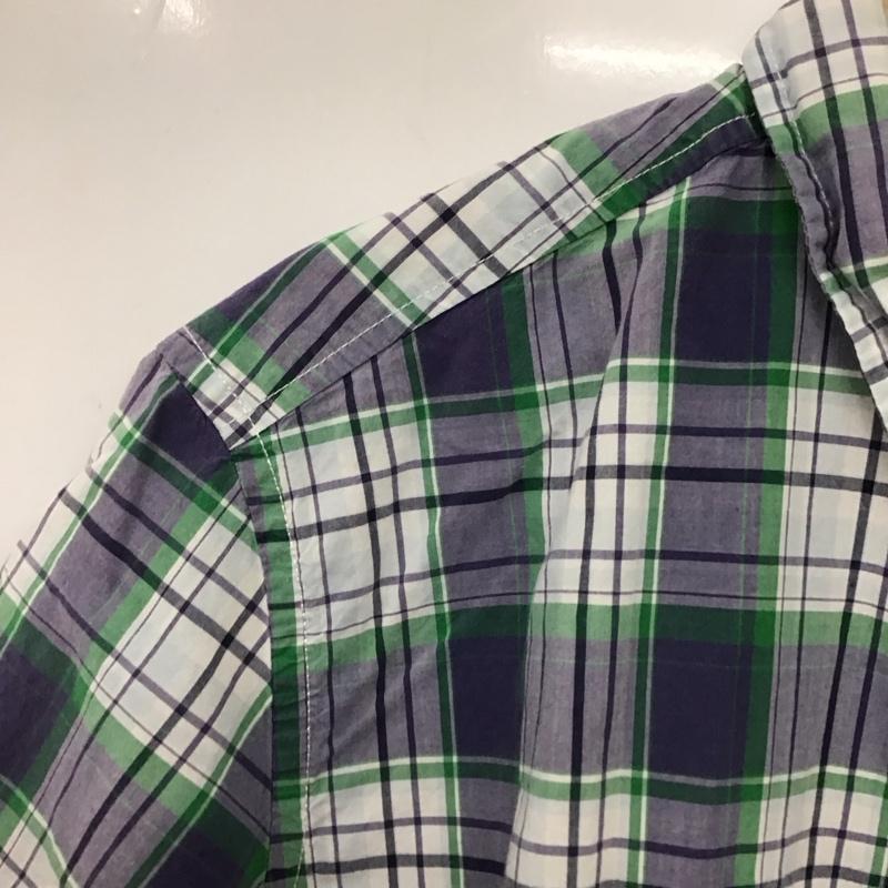 トミーヒルフィガー TOMMY HILFIGER シャツ、ブラウス 半袖 半袖シャツ チェックシャツ ボタンダウンシャツ L チェック マルチカラー / マルチカラー / multicolor メンズ USED 古着 中古 10155929