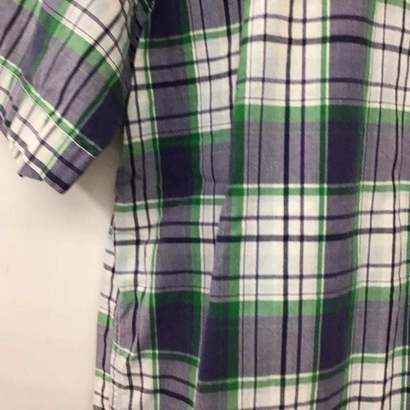 トミーヒルフィガー TOMMY HILFIGER シャツ、ブラウス 半袖 半袖シャツ チェックシャツ ボタンダウンシャツ L チェック マルチカラー / マルチカラー / multicolor メンズ USED 古着 中古 10155929