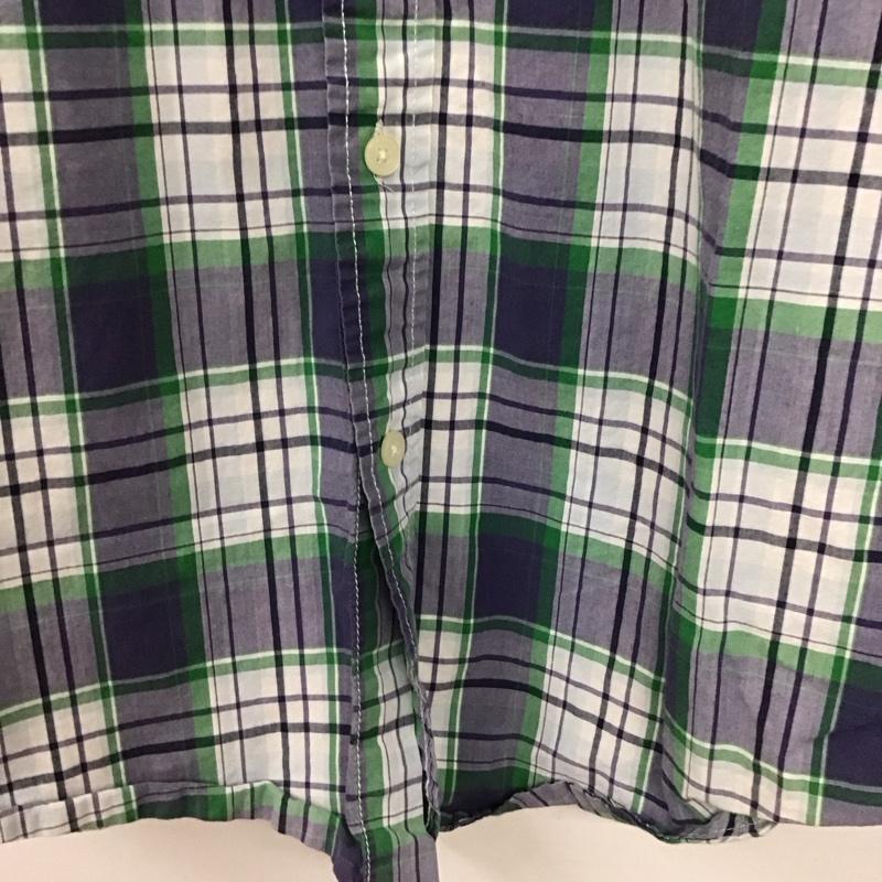 トミーヒルフィガー TOMMY HILFIGER シャツ、ブラウス 半袖 半袖シャツ チェックシャツ ボタンダウンシャツ L チェック マルチカラー / マルチカラー / multicolor メンズ USED 古着 中古 10155929