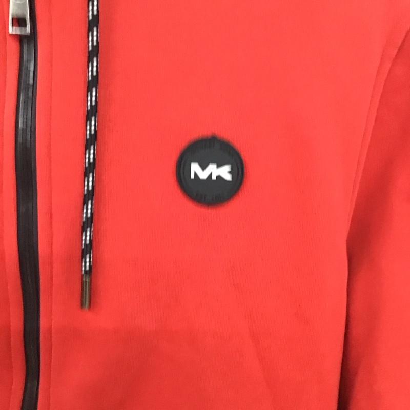 マイケルコース MICHAEL KORS パーカー 長袖 ジップアップパーカー 長袖パーカー カジュアルジャケット M ロゴ、文字 赤 / レッド / red レディース USED 古着 中古 10155933