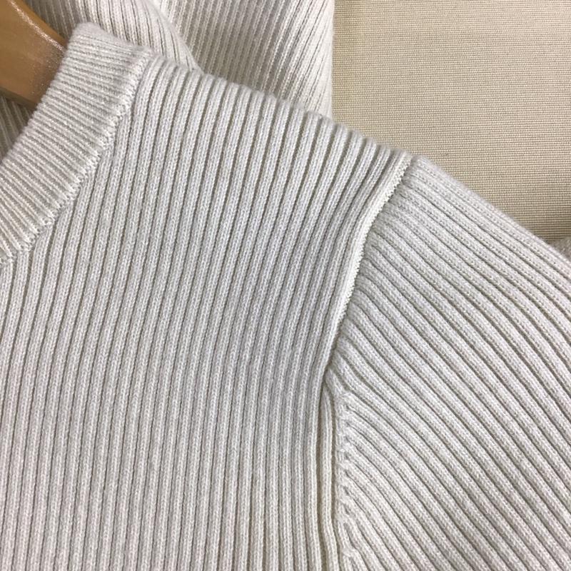 グリーンレーベルリラクシング green label relaxing ニット、セーター 長袖 長袖ニットカットソー クルーネック セーター 無地 アイボリー / アイボリー / レディース USED 古着 中古 10155934