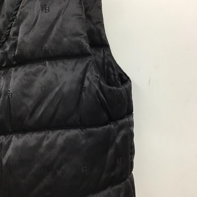 ジェイダ GYDA ベスト ベスト ダウンベスト フロントボタン アウター FREE ロゴ、文字 黒 / ブラック / black レディース USED 古着 中古 10155935