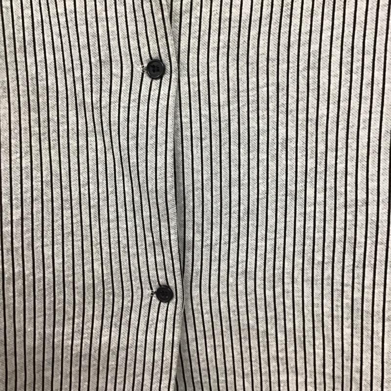 レプシィム LEPSIM シャツ、ブラウス 半袖 半袖シャツ ストライプシャツ フロントボタン L ストライプ 灰 / グレー / gray レディース USED 古着 中古 10155941
