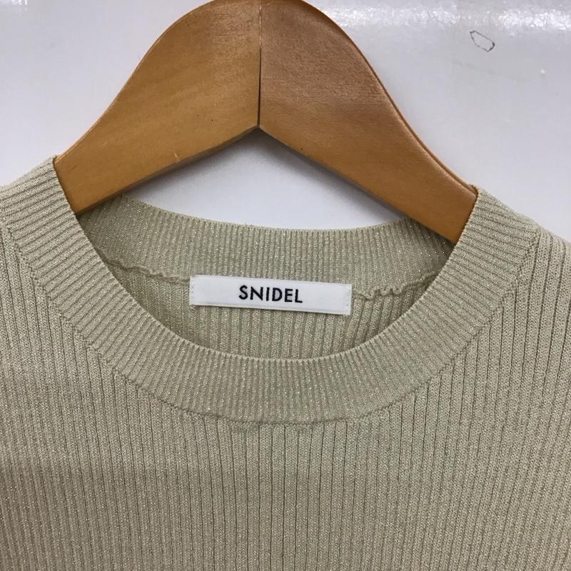 スナイデル SNIDEL ベスト ベスト ニットベスト ノースリーブカットソー プルオーバー ONE SIZE 無地 アイボリー / アイボリー / レディース USED 古着 中古 10155944