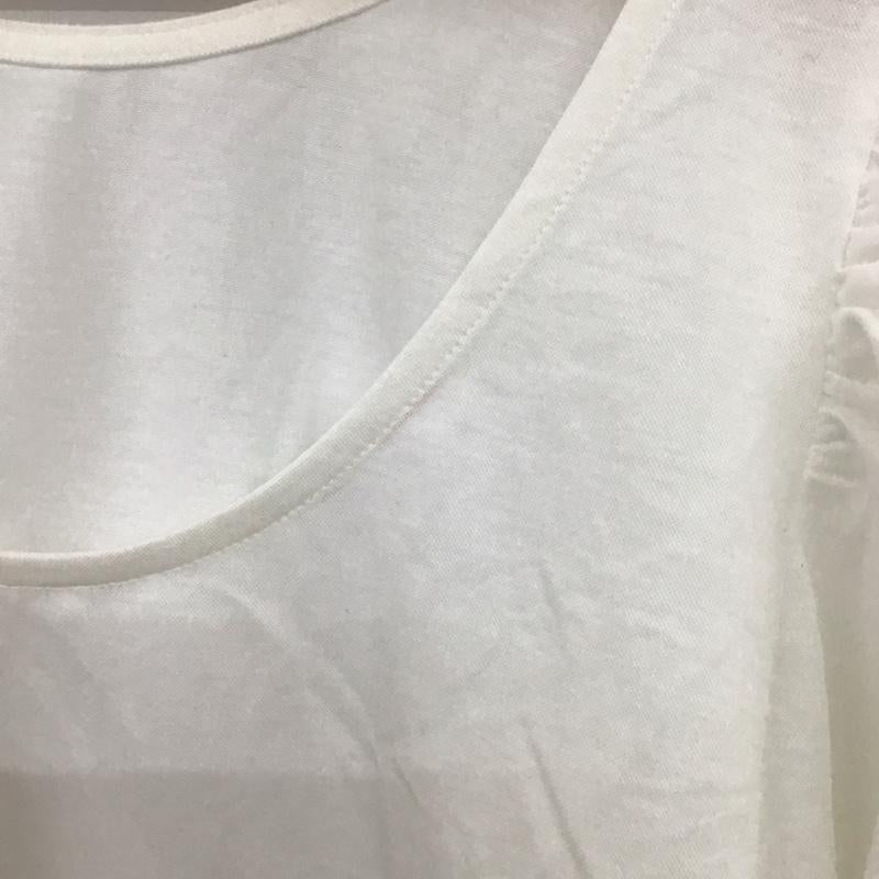 フーズフーチコ who s who Chico カットソー 半袖 半袖カットソー 無地Tシャツ ワイドネックカットソー FREE 無地 白 / ホワイト / white レディース USED 古着 中古 10155946