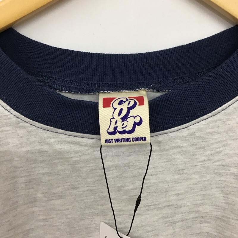 フーズフーギャラリー WHO S WHO gallery カットソー 長袖 半袖カットソー プリントTシャツ クルーネックカットソー FREE プリント 紺 / ネイビー / navy X 灰 / グレー / gray レディース USED 古着 中古 10155954