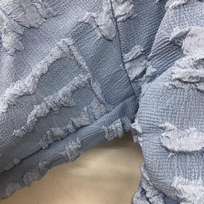 ダブルクローゼット w closet カーディガン 長袖 長袖カーディガン 前開き ノーカラー FREE  青 / ブルー / blue レディース USED 古着 中古 10155957