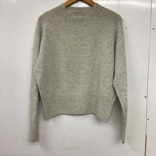 マーガレットハウエル MARGARET HOWELL ニット、セーター 長袖 長袖ニットカットソー プルオーバーカットソー 2 無地 灰 / グレー / gray レディース USED 古着 中古 10155958