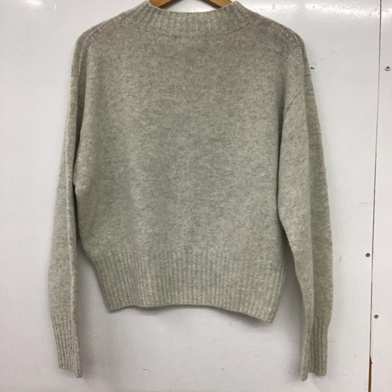 マーガレットハウエル MARGARET HOWELL ニット、セーター 長袖 長袖ニットカットソー プルオーバーカットソー 2 無地 灰 / グレー / gray レディース USED 古着 中古 10155958