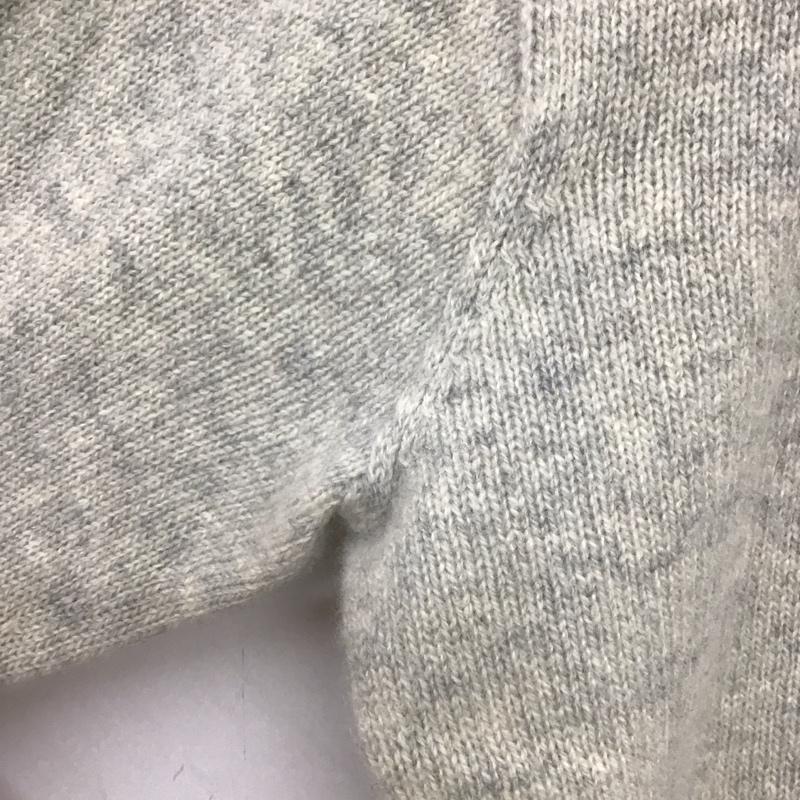 マーガレットハウエル MARGARET HOWELL ニット、セーター 長袖 長袖ニットカットソー プルオーバーカットソー 2 無地 灰 / グレー / gray レディース USED 古着 中古 10155958