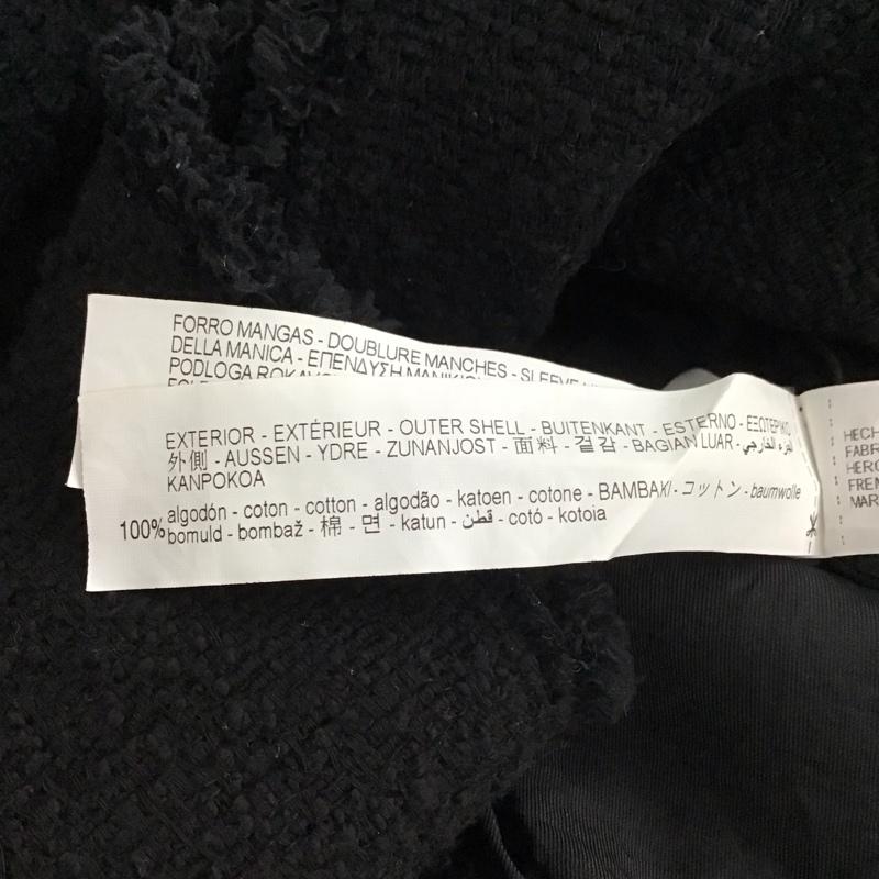 ザラ ZARA ジャケット、上着 ジャケット、ブレザー カジュアルジャケット ノーカラージャケット XS  黒 / ブラック / black レディース USED 古着 中古 10155960