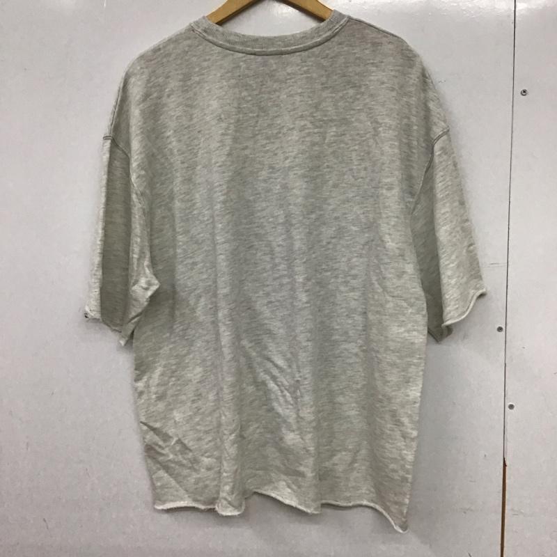 ザラ ZARA カットソー 半袖 半袖カットソー スウェットカットソー クルーネックカットソー L 無地 灰 / グレー / gray レディース USED 古着 中古 10155961