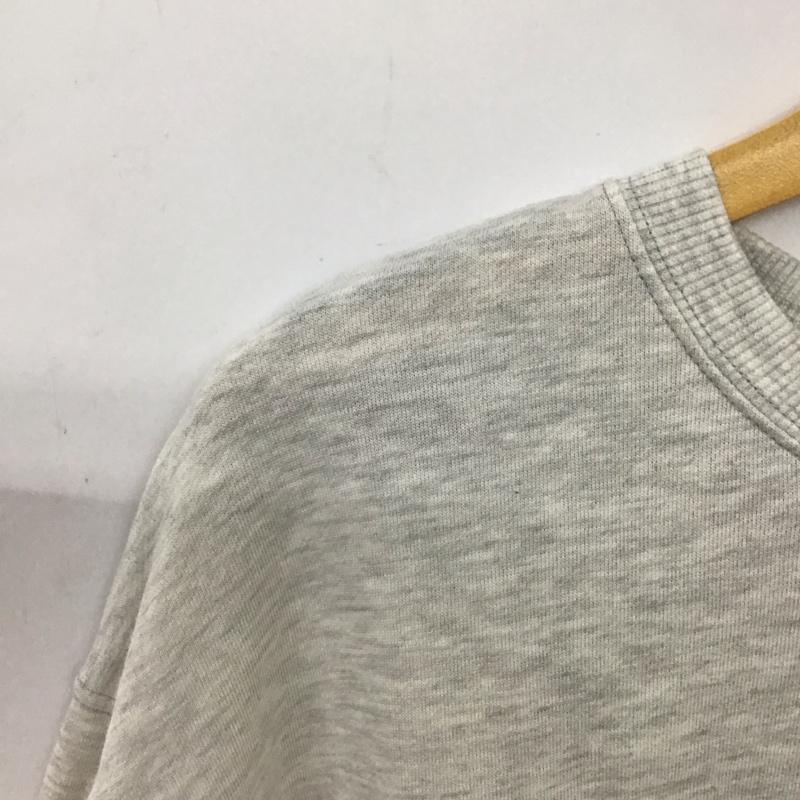 ザラ ZARA カットソー 半袖 半袖カットソー スウェットカットソー クルーネックカットソー L 無地 灰 / グレー / gray レディース USED 古着 中古 10155961