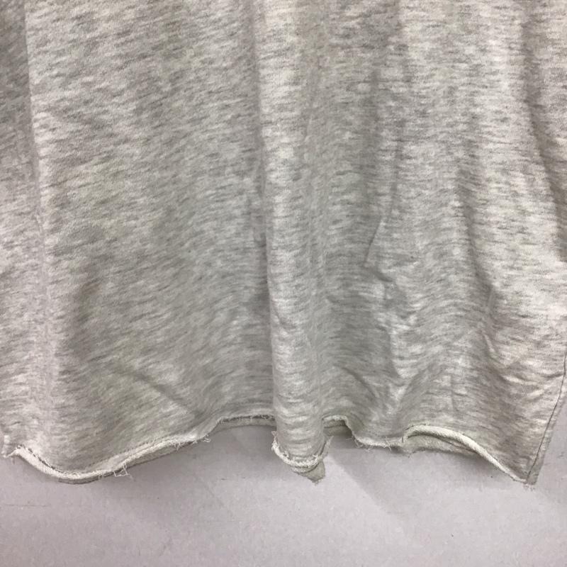 ザラ ZARA カットソー 半袖 半袖カットソー スウェットカットソー クルーネックカットソー L 無地 灰 / グレー / gray レディース USED 古着 中古 10155961