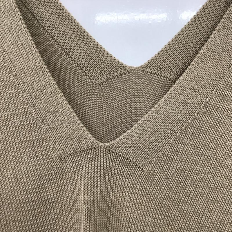 レプシィム LEPSIM ベスト ベスト ニットベスト ノースリーブカットソー プルオーバー FREE 無地 ベージュ / ベージュ / beige レディース USED 古着 中古 10155962