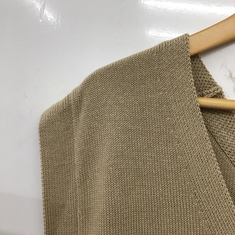レプシィム LEPSIM ベスト ベスト ニットベスト ノースリーブカットソー プルオーバー FREE 無地 ベージュ / ベージュ / beige レディース USED 古着 中古 10155962