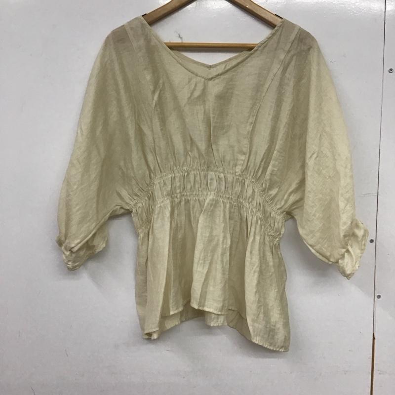 ローリーズファーム LOWRYS FARM シャツ、ブラウス 半袖 半袖シャツ 無地シャツ フリルシャツ FREE 無地 ベージュ / ベージュ / beige レディース USED 古着 中古 10155963