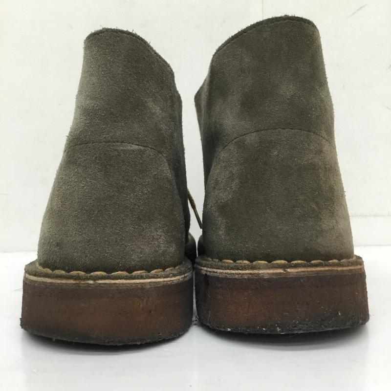 クラークス オリジナルズ Clarks Originals シューズ シューズ Clarks スエード本革 デザートブーツ ワラビー チャッカ R13292 US：8 無地 カーキ / カーキ / khaki メンズ USED 古着 中古 10155965