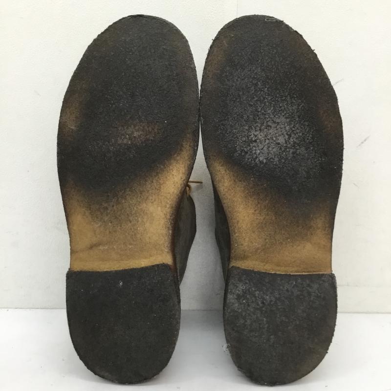 クラークス オリジナルズ Clarks Originals シューズ シューズ Clarks スエード本革 デザートブーツ ワラビー チャッカ R13292 US：8 無地 カーキ / カーキ / khaki メンズ USED 古着 中古 10155965