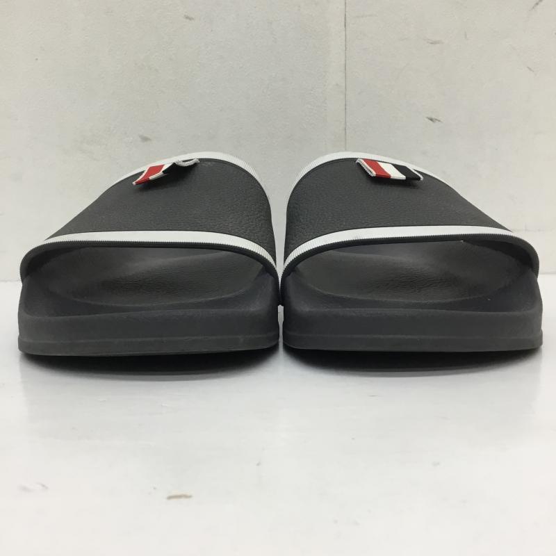 トムブラウン THOM BROWNE サンダル サンダル THOM BROWNE ラバープール スライド サンダル US：7 無地 黒 / ブラック / black メンズ USED 古着 中古 10155970