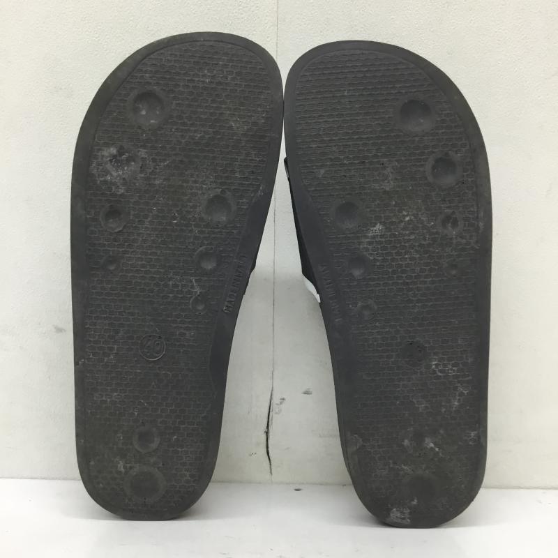 トムブラウン THOM BROWNE サンダル サンダル THOM BROWNE ラバープール スライド サンダル US：7 無地 黒 / ブラック / black メンズ USED 古着 中古 10155970