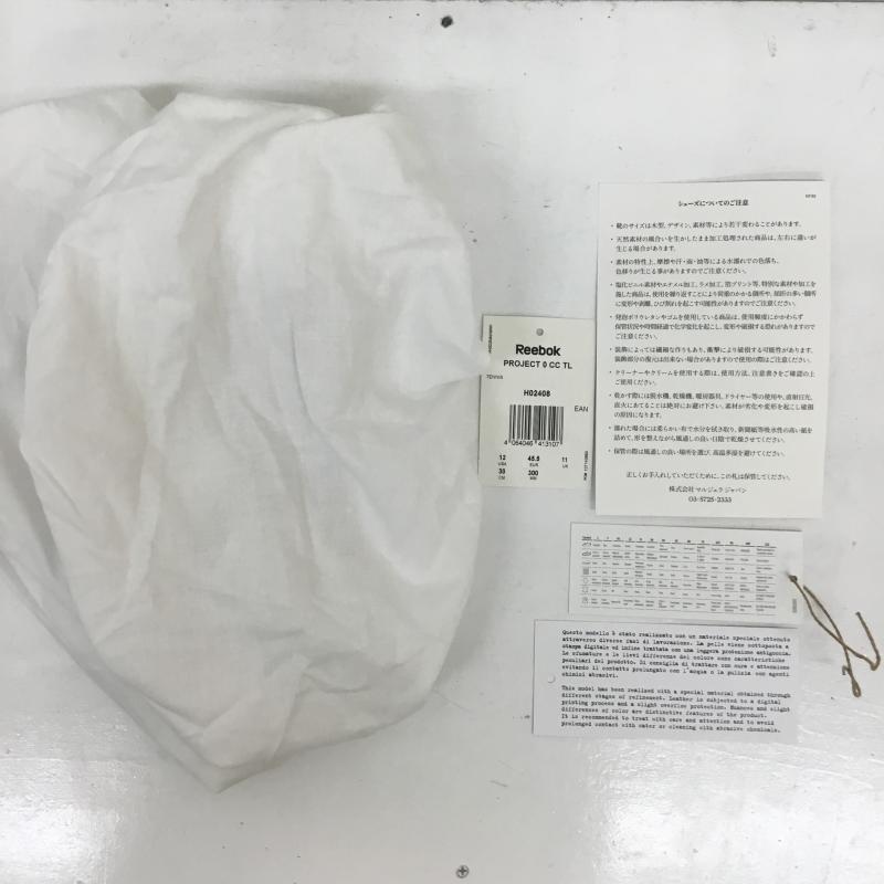 メゾン マルジェラ Maison Margiela スニーカー スニーカー Reebok×Maison Margiela PROJECT 0 CC TL S57WS0405 30.0cm ロゴ、文字 赤 / レッド / red メンズ USED 古着 中古 10155971