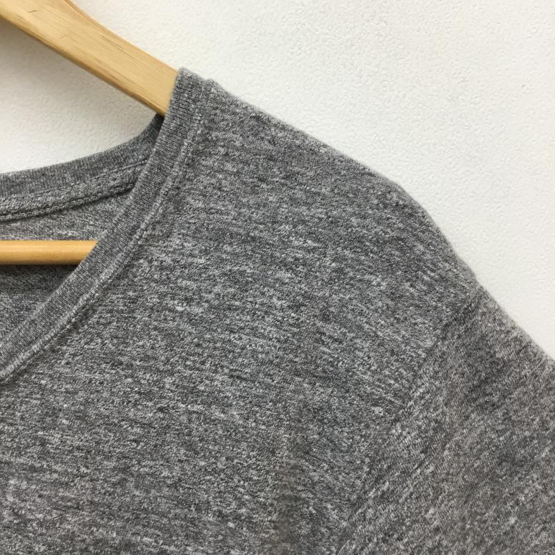 フラットヘッド The Flat Head Tシャツ 半袖 THE FLAT HEAD Vネック 半袖 カットソー グレー 38 ロゴ、文字 灰 / グレー / gray メンズ USED 古着 中古 10155973