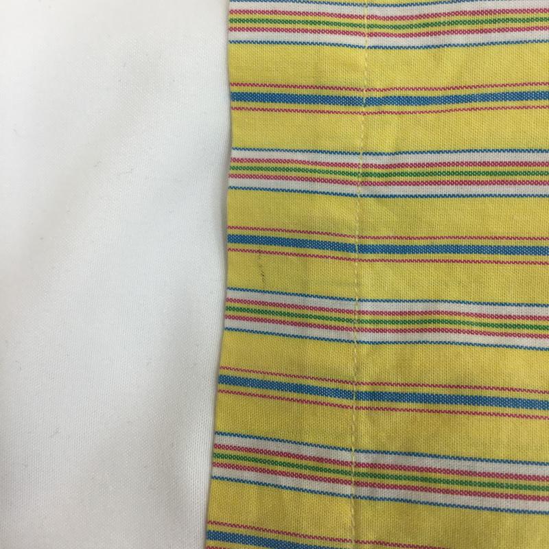 ローレンラルフローレン LAUREN RALPH LAUREN シャツ、ブラウス 半袖 Ralph Lauren ストライプ 半袖シャツ XL ストライプ 黄 / イエロー / yellow メンズ USED 古着 中古 10155974