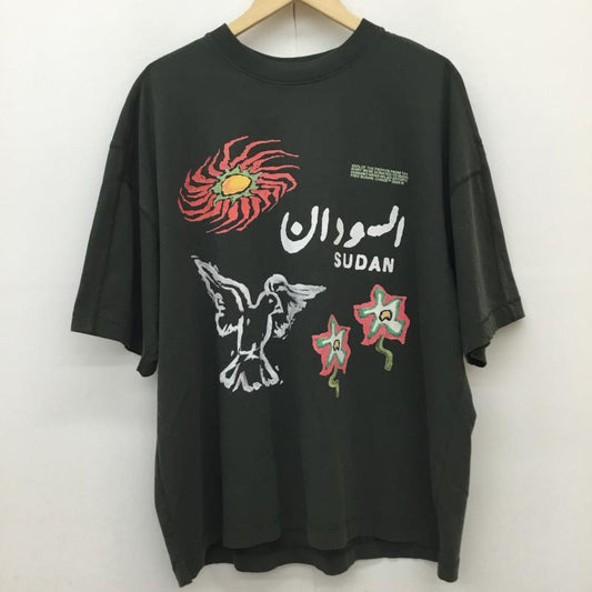 ＵＳフルギ US古着 Tシャツ 半袖 CHNGE Sudan Baby Tee 半袖 XL プリント 緑 / グリーン / green メンズ USED 古着 中古 10155975
