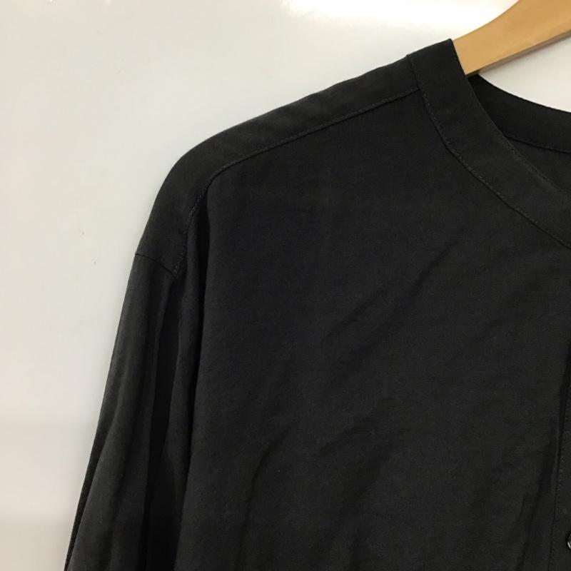 レプシィム LEPSIM シャツ、ブラウス 長袖 FREE 無地 黒 / ブラック / black レディース USED 古着 中古 10155978