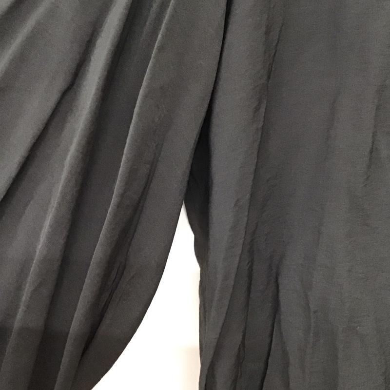 レプシィム LEPSIM シャツ、ブラウス 長袖 FREE 無地 黒 / ブラック / black レディース USED 古着 中古 10155978