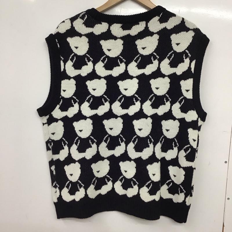 アコスタジオスペース AQO STUDIO SPACE ベスト ベスト 総柄 紺 / ネイビー / navy レディース USED 古着 中古 10155979
