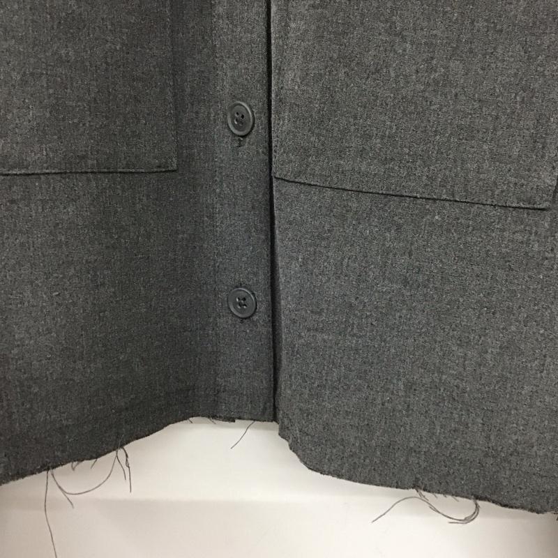 ローリーズファーム LOWRYS FARM シャツ、ブラウス 長袖 FREE 無地 灰 / グレー / gray レディース USED 古着 中古 10155980