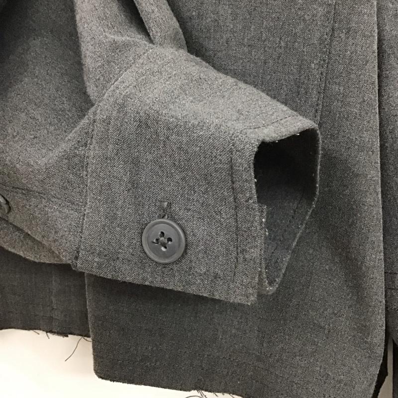 ローリーズファーム LOWRYS FARM シャツ、ブラウス 長袖 FREE 無地 灰 / グレー / gray レディース USED 古着 中古 10155980