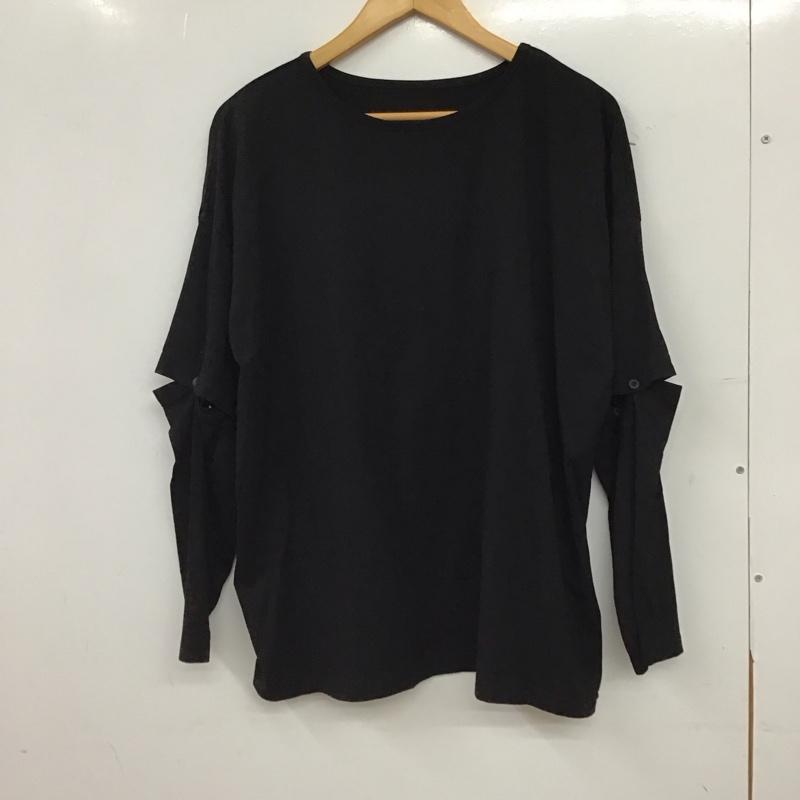 ティティベイト titivate カットソー 長袖 FREE 無地 黒 / ブラック / black レディース USED 古着 中古 10155981