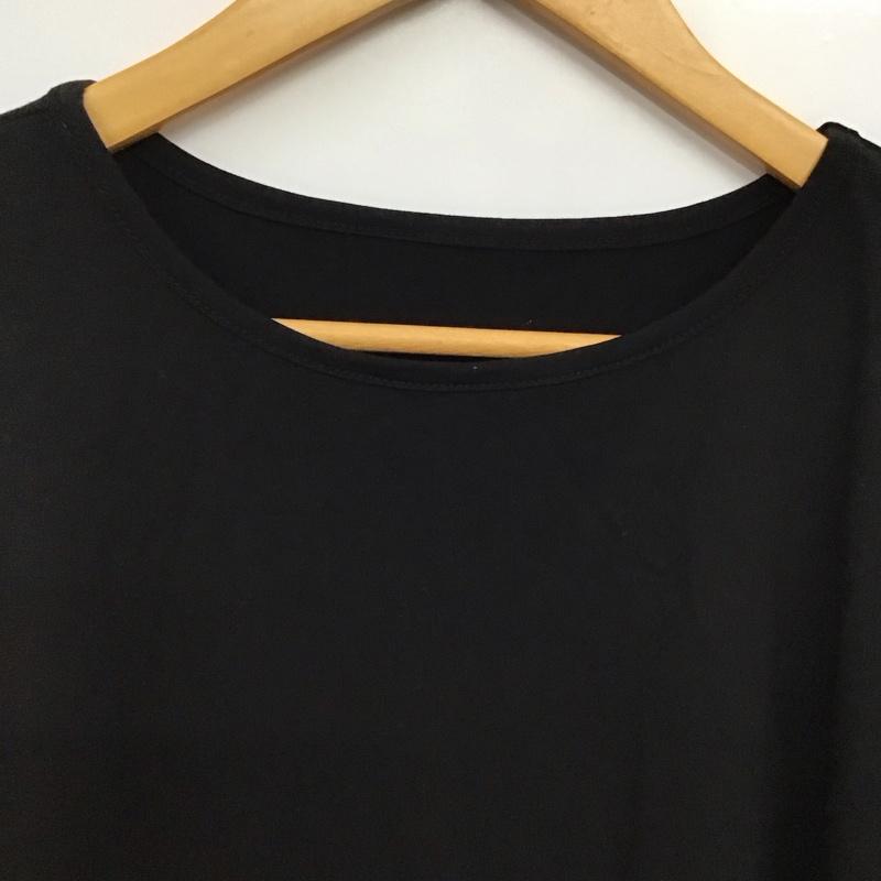 ティティベイト titivate カットソー 長袖 FREE 無地 黒 / ブラック / black レディース USED 古着 中古 10155981