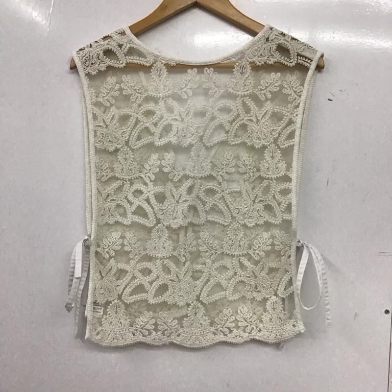 ニコアンド niko and... ベスト ベスト FREE  白 / ホワイト / white レディース USED 古着 中古 10155983