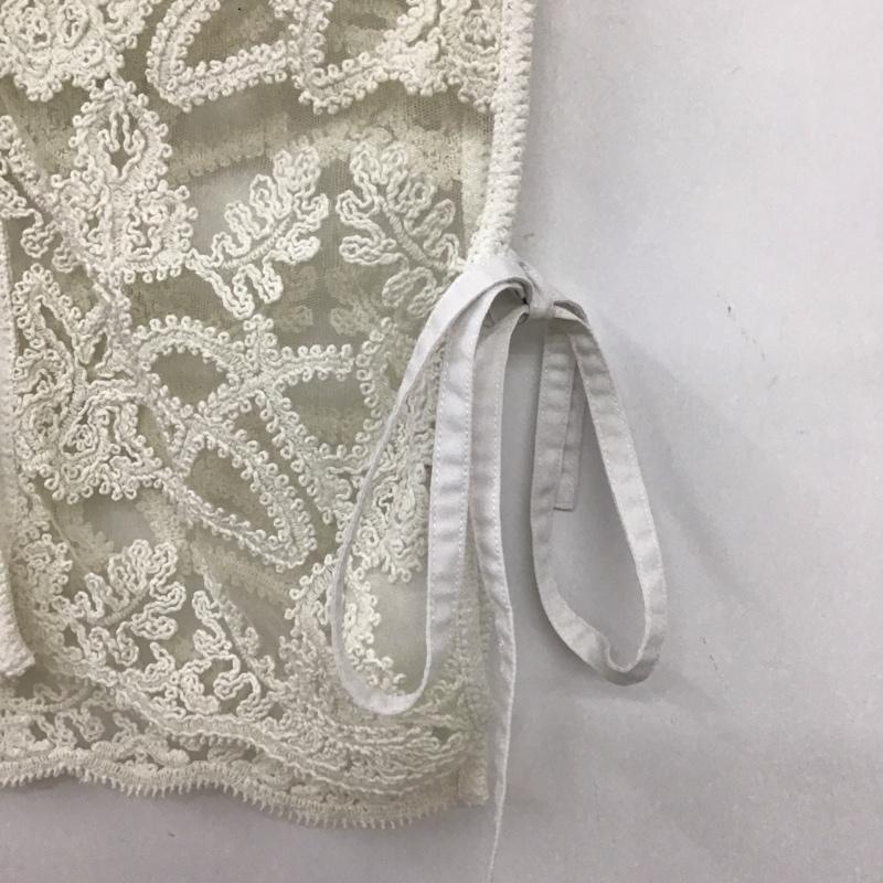 ニコアンド niko and... ベスト ベスト FREE  白 / ホワイト / white レディース USED 古着 中古 10155983